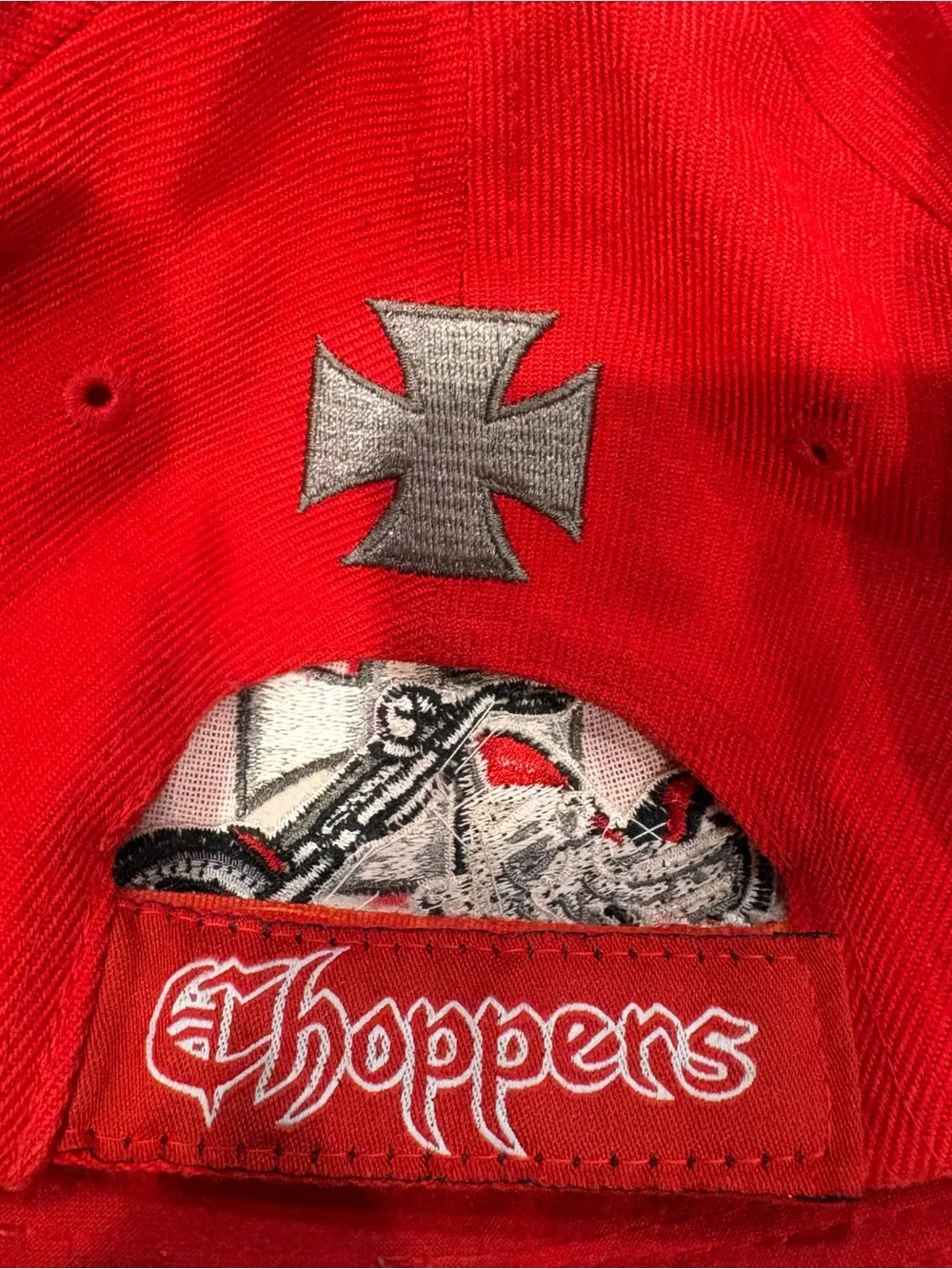 Choppers vibrant red